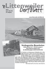 Littenweiler Dorfblatt Heft 2 2018